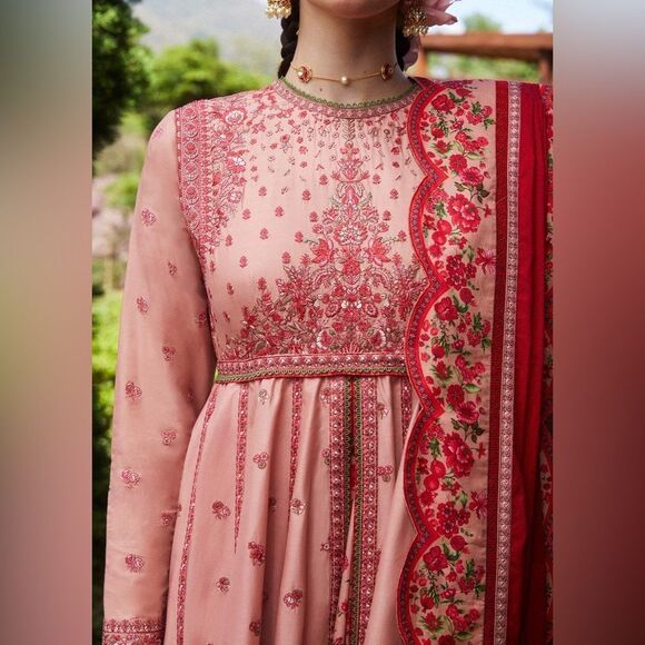 HUSSAIN REHAR PAKISTANI AUTHENTIC DESIGNER DRESS READY TO WEAR 2024 PRET 3 PIECE - Picture 8 of 16